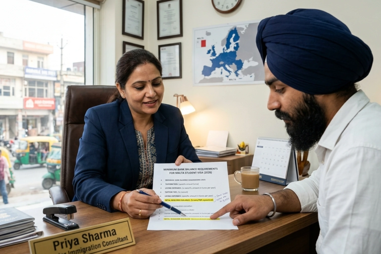 Minimum Bank Balance for Malta Study Visa from India 2026
