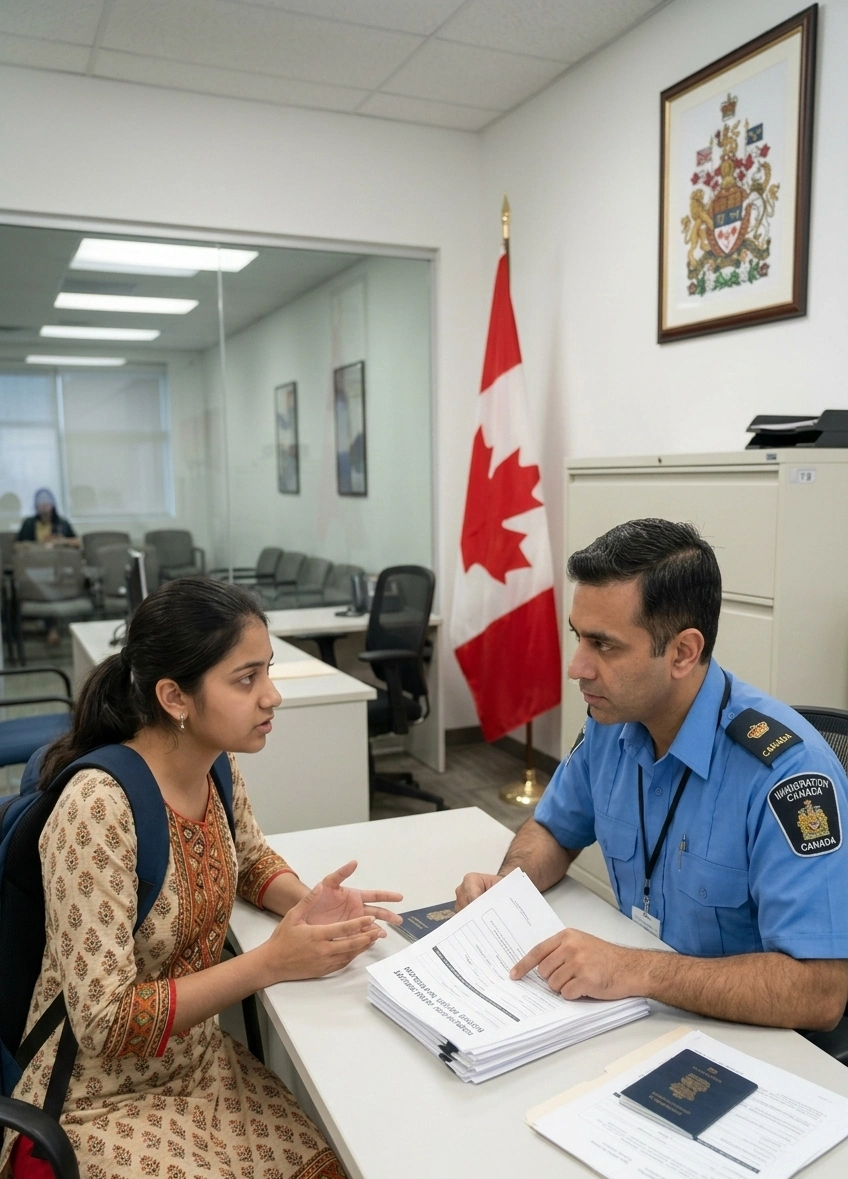 Indian student discussing reasons for Canada PGWP extension