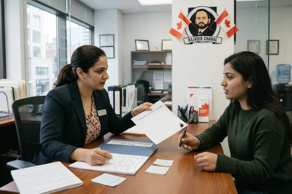 Student explaining study gap for Canada Study Visa