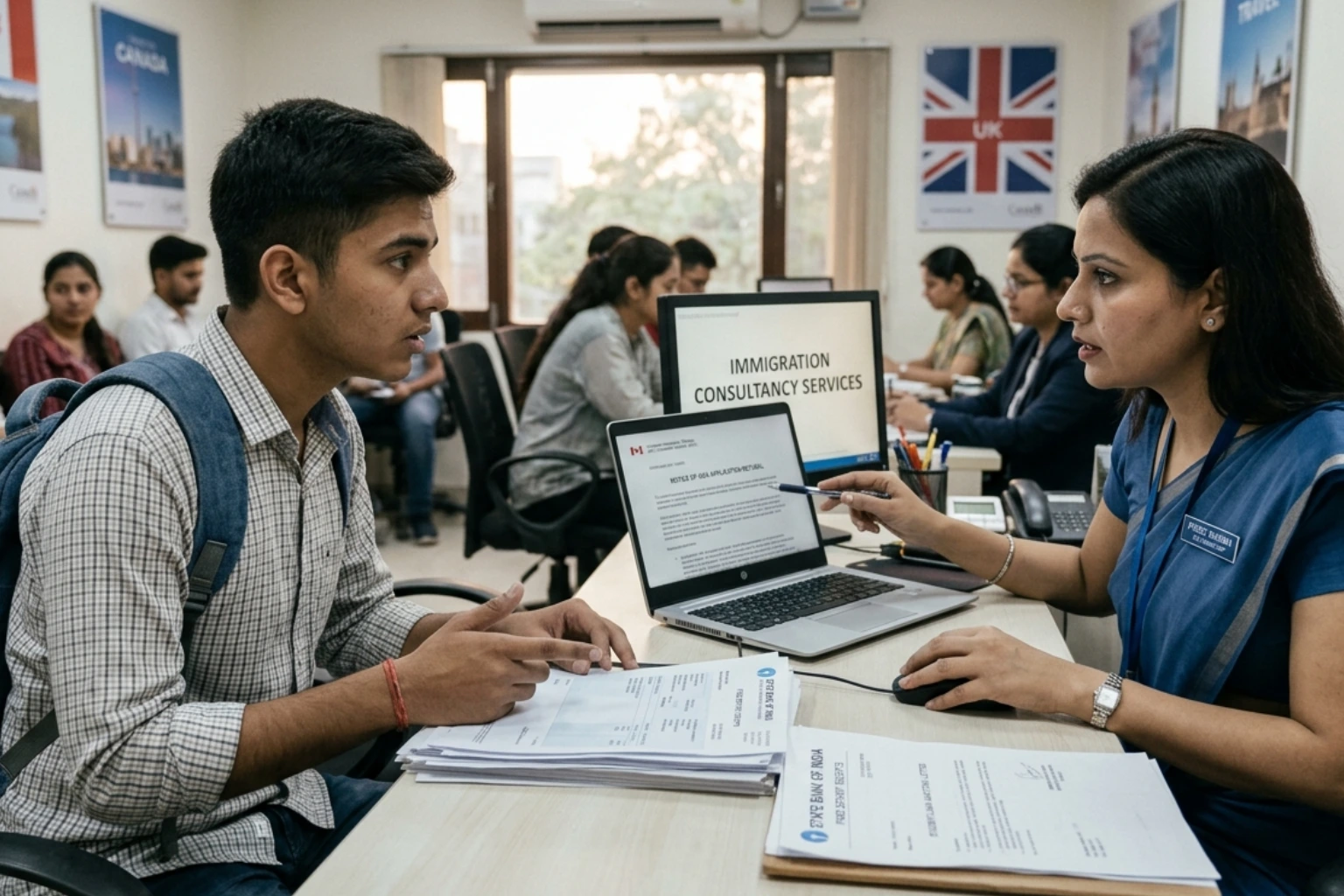 Immigration consultant explaining why canada student visa rejection happen even after strong financials
