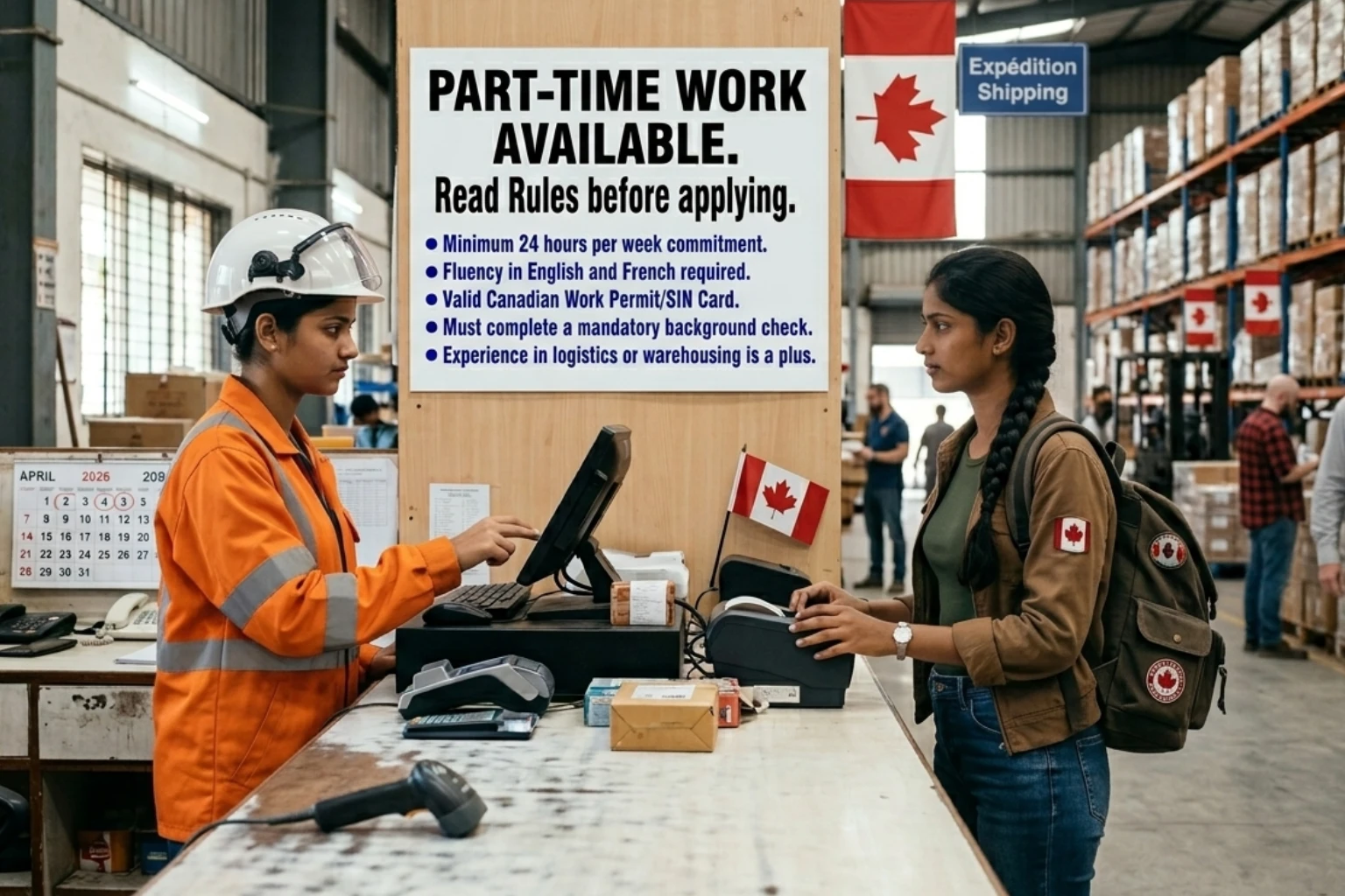 Indian Student on Canada Study Visa Applying for Part-Time Work in Canada