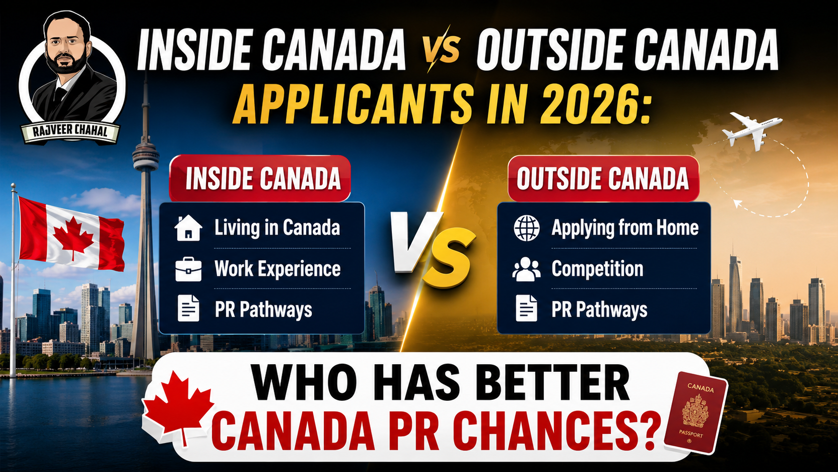 Inside Canada vs Outside Canada Applicants 2026: who has better Canada PR chances, key differences explained